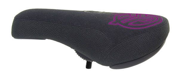 Седло FEDERAL MID Black With Purple Embroidery